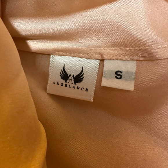 NWOT Angelance Silk Chiffon Mini Dress with gift box - size S - Picture 5 of 5